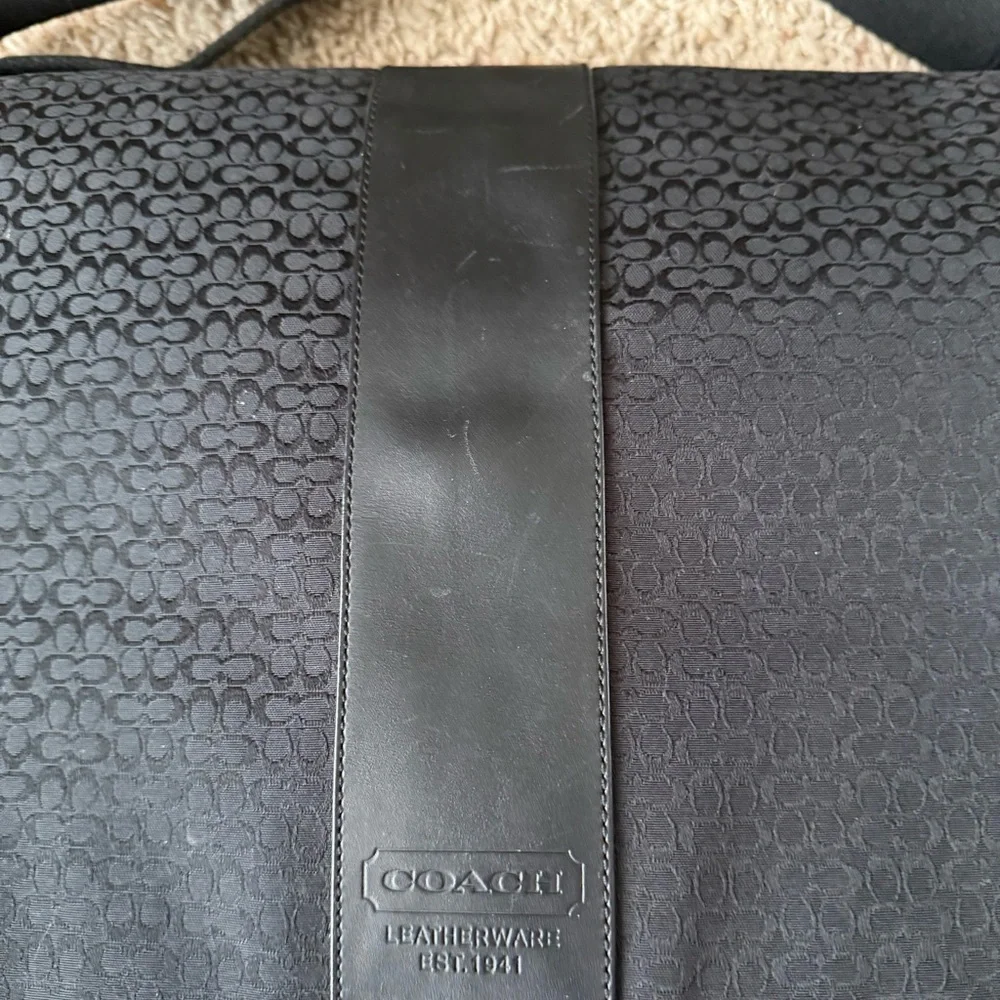 Coach Hudson Black Commuter Bag